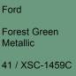 Preview: Ford, Forest Green Metallic, 41 / XSC-1459C.